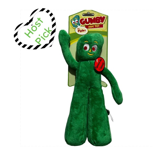 Multipet Other - Gumby Stuffed Plush Dog Puppy Toy 9” with Squeaker